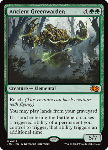 Ancient Greenwarden [Foundations Jumpstart] Magic: The Gathering