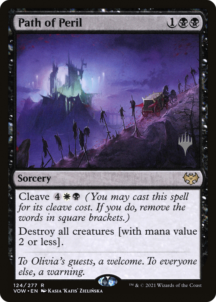 Path of Peril (Promo Pack) [Innistrad: Crimson Vow Promos] Magic: The Gathering