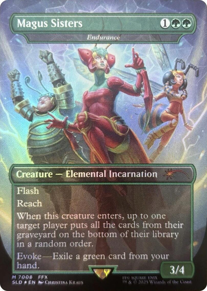 Magus Sisters - Endurance (Rainbow Foil) [Secret Lair Drop Series] Magic: The Gathering