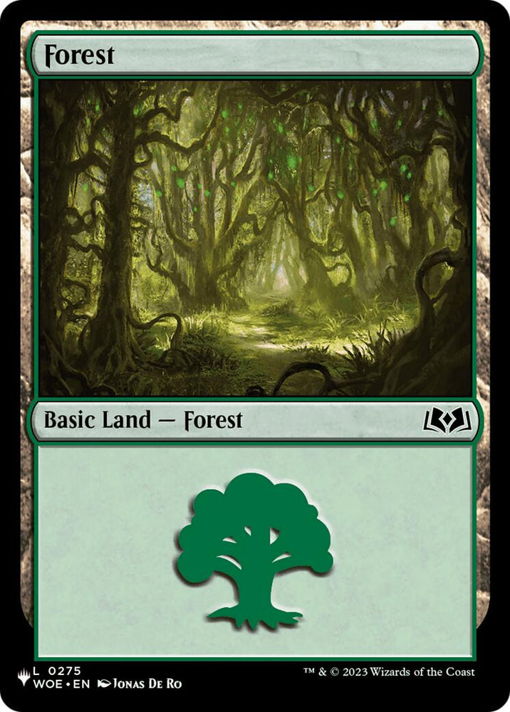 Forest (0275) (WOE) [The List] Magic: The Gathering