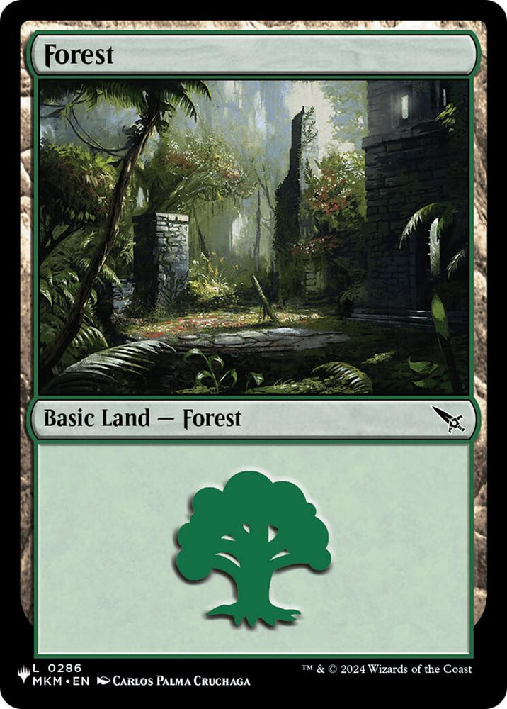 Forest (MKM) [The List] Magic: The Gathering