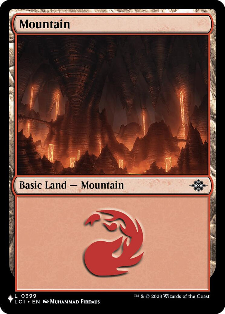 Mountain (LCI) [The List] Magic: The Gathering
