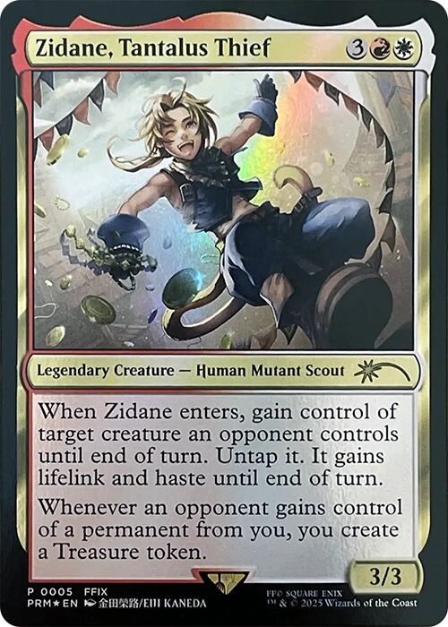 Zidane, Tantalus Thief [Wizards Play Network 2025] Magic: The Gathering