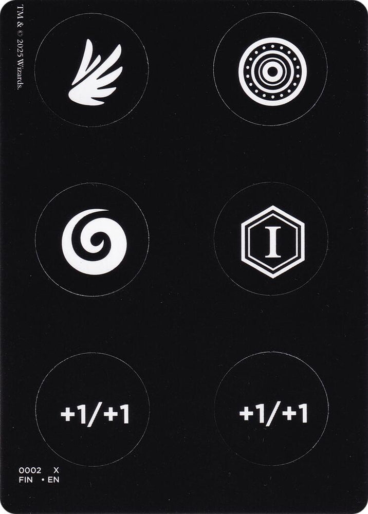 Punch Card Token (0001 // 0002) [FINAL FANTASY Tokens] Magic: The Gathering