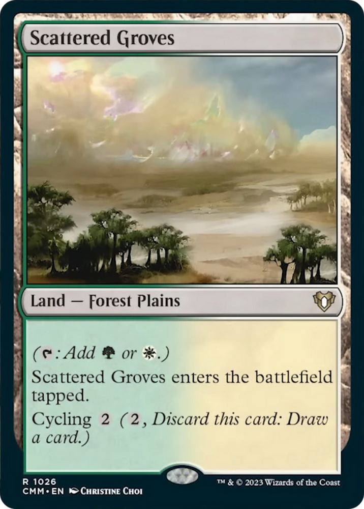 Scattered Groves [Commander Masters] Magic: The Gathering