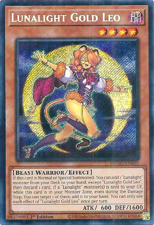 Lunalight Gold Leo [DUAD-EN005] Secret Rare