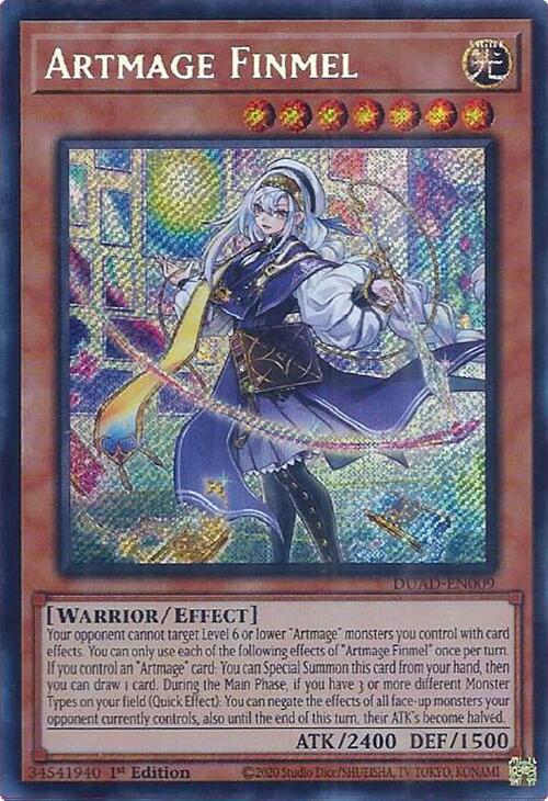 Artmage Finmel [DUAD-EN009] Secret Rare - Yugioh Cards For Your TCG Needs!
