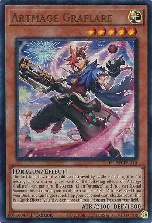 Artmage Graflare [DUAD-EN010] Ultra Rare - Yugioh Cards For Your TCG Needs!