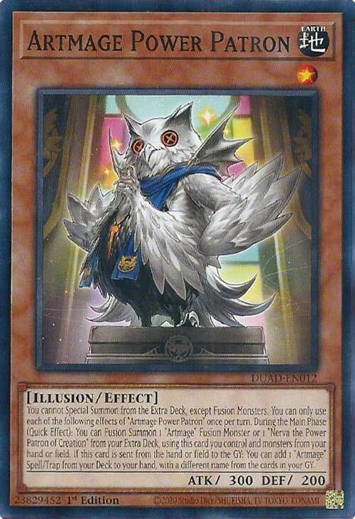 Artmage Power Patron [DUAD-EN012] Common Yu-Gi-Oh!