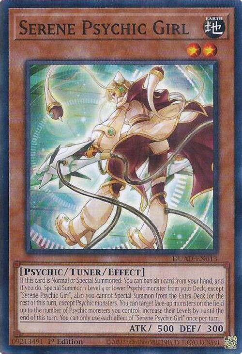 Serene Psychic Girl [DUAD-EN013] Common Yu-Gi-Oh!