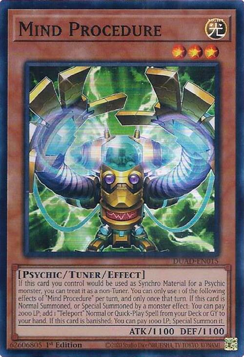 Mind Procedure [DUAD-EN015] Super Rare Yu-Gi-Oh!