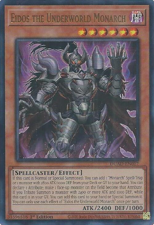 Eidos the Underworld Monarch [DUAD-EN017] Ultra Rare Yu-Gi-Oh!