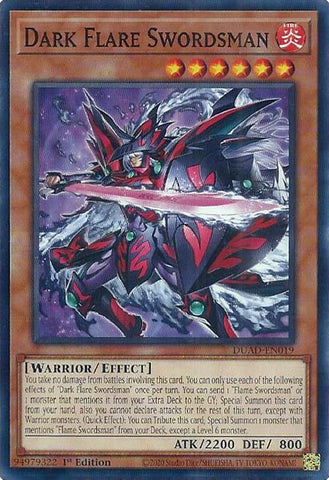 Dark Flare Swordsman [DUAD-EN019] Common Yu-Gi-Oh!