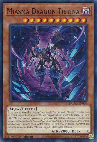 Miasma Dragon Tistina [DUAD-EN020] Common Yu-Gi-Oh!