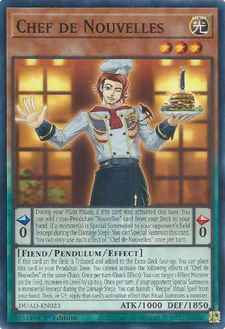 Chef de Nouvelles [DUAD-EN023] Common Yu-Gi-Oh!
