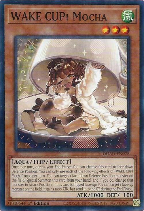 WAKE CUP! Mocha [DUAD-EN028] Common Yu-Gi-Oh!