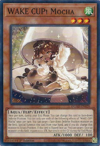 WAKE CUP! Mocha [DUAD-EN028] Common Yu-Gi-Oh!