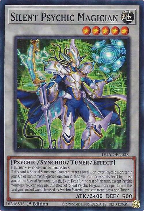 Silent Psychic Magician [DUAD-EN038] Super Rare Yu-Gi-Oh!