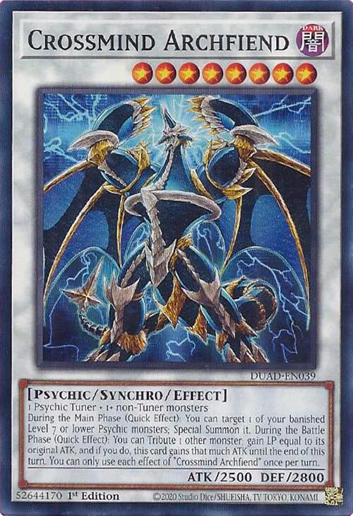 Crossmind Archfiend [DUAD-EN039] Common Yu-Gi-Oh!