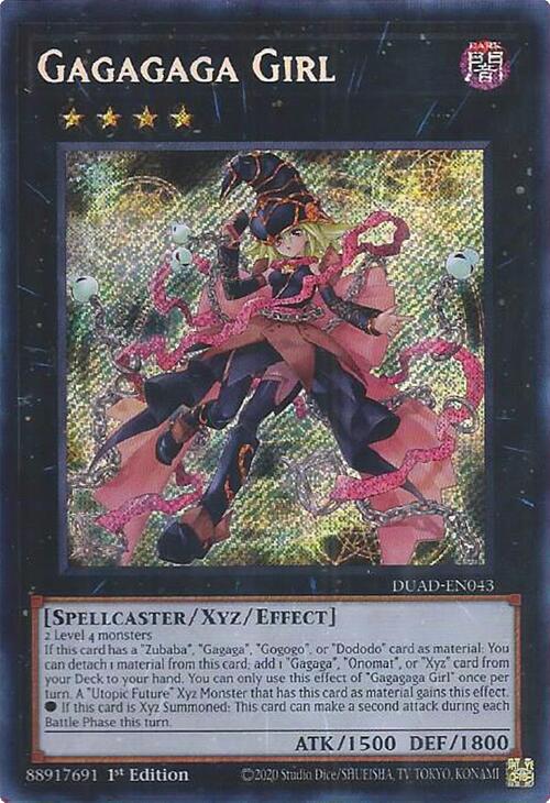 Gagagaga Girl [DUAD-EN043] Secret Rare Yu-Gi-Oh!