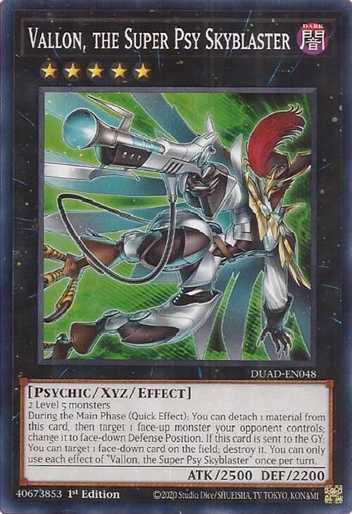 Vallon, the Super Psy Skyblaster [DUAD-EN048] Common Yu-Gi-Oh!