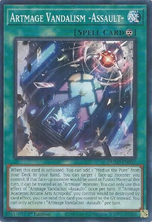 Artmage Vandalism -Assault- [DUAD-EN057] Common Yu-Gi-Oh!