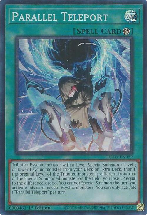 Parallel Teleport [DUAD-EN059] Super Rare Yu-Gi-Oh!