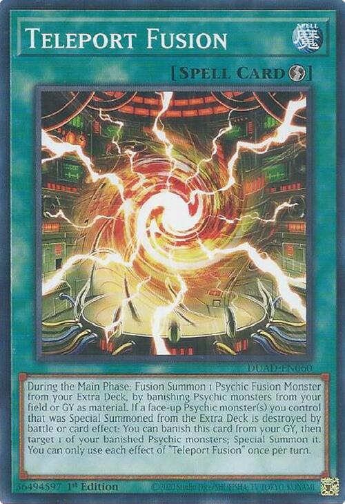 Teleport Fusion [DUAD-EN060] Common Yu-Gi-Oh!