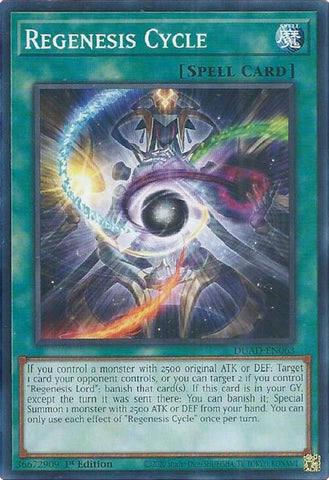 Regenesis Cycle [DUAD-EN063] Common Yu-Gi-Oh!