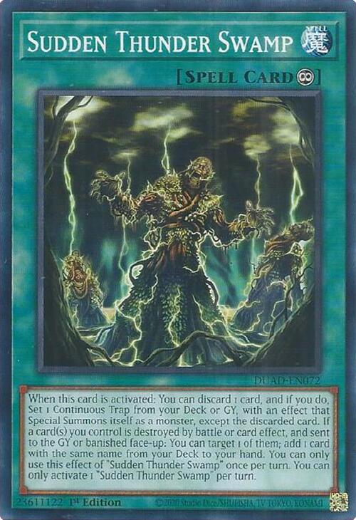 Sudden Thunder Swamp [DUAD-EN072] Common Yu-Gi-Oh!