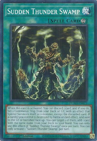 Sudden Thunder Swamp [DUAD-EN072] Common Yu-Gi-Oh!