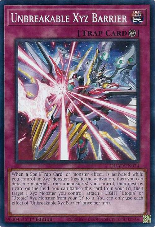 Unbreakable Xyz Barrier [DUAD-EN074] Common Yu-Gi-Oh!