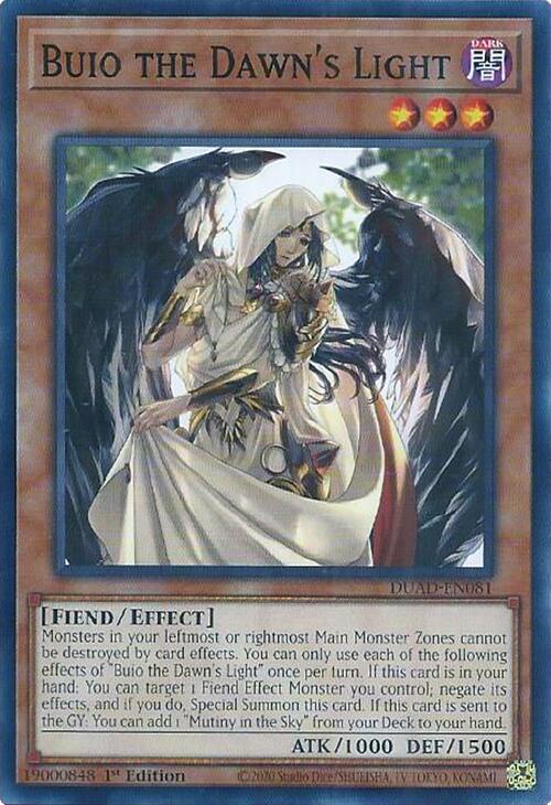 Buio the Dawn's Light [DUAD-EN081] Common Yu-Gi-Oh!