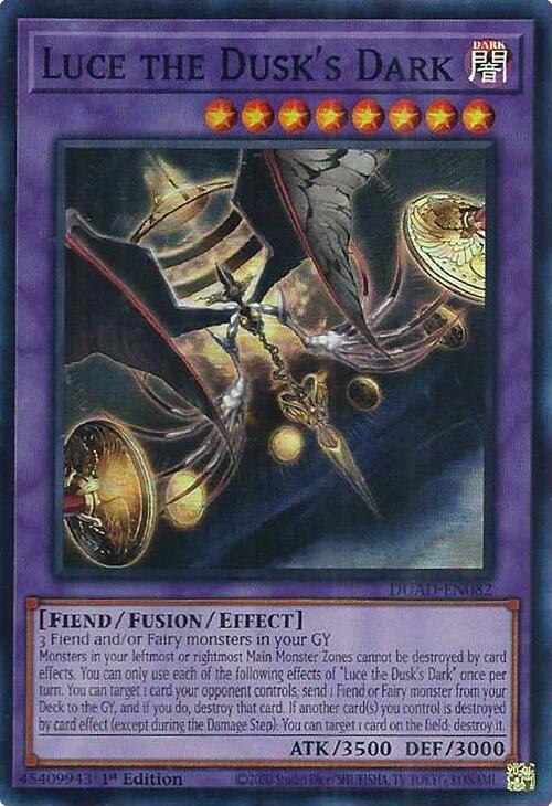 Luce the Dusk's Dark [DUAD-EN082] Super Rare Yu-Gi-Oh!
