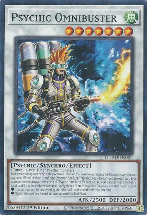 Psychic Omnibuster [DUAD-EN089] Common Yu-Gi-Oh!
