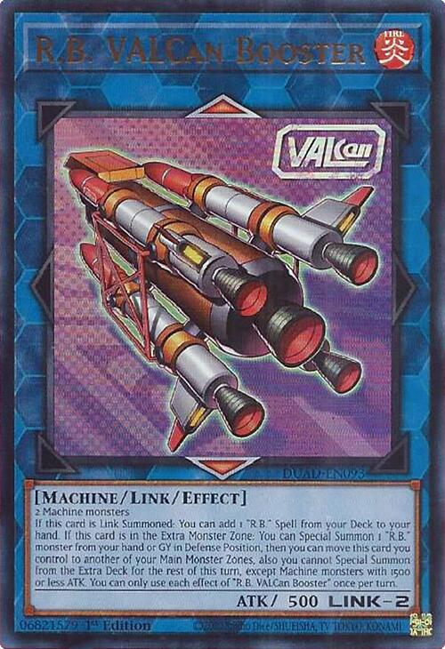 R.B. VALCan Booster [DUAD-EN093] Ultra Rare Yu-Gi-Oh!