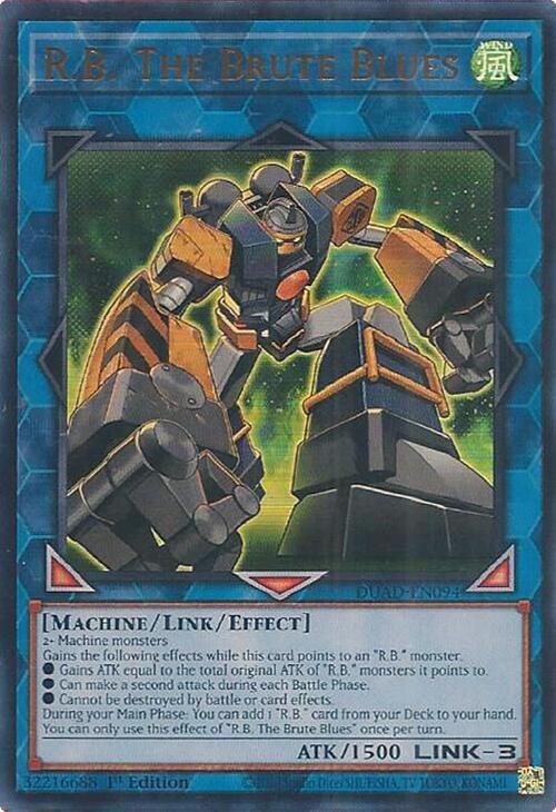 R.B. The Brute Blues [DUAD-EN094] Ultra Rare Yu-Gi-Oh!
