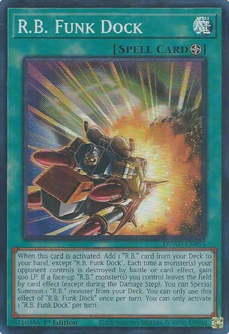 R.B. Funk Dock [DUAD-EN095] Super Rare Yu-Gi-Oh!