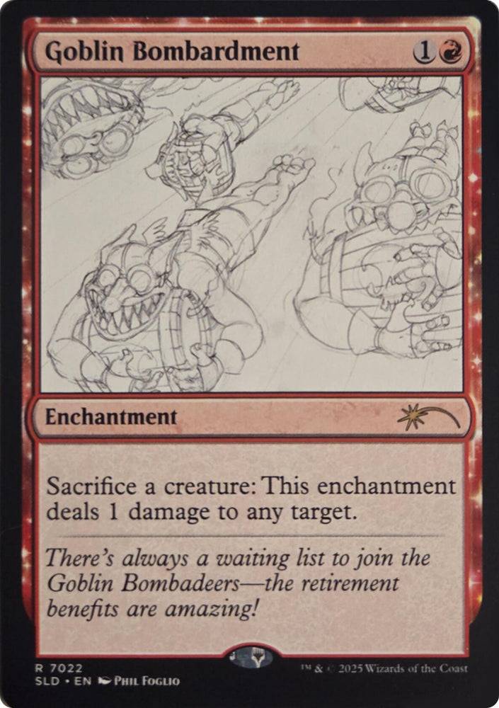 Goblin Bombardment (7022) [Secret Lair Drop Series] Magic: The Gathering
