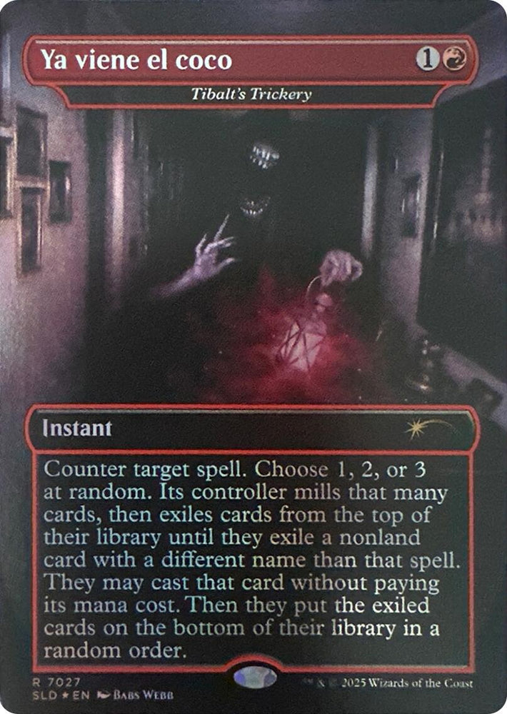 Ya viene el coco - Tibalt's Trickery (Rainbow Foil) [Secret Lair Drop Series] Magic: The Gathering