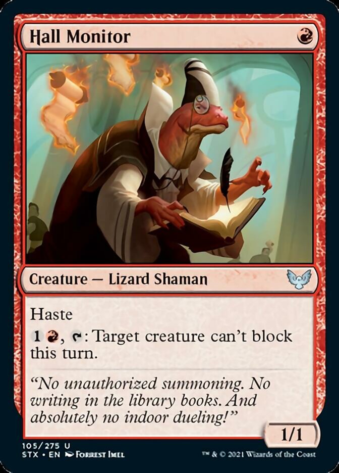 Hall Monitor [Strixhaven: School of Mages] Magic: The Gathering
