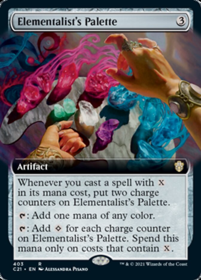 Elementalist's Palette (Extended Art) [Commander 2021] Magic: The Gathering