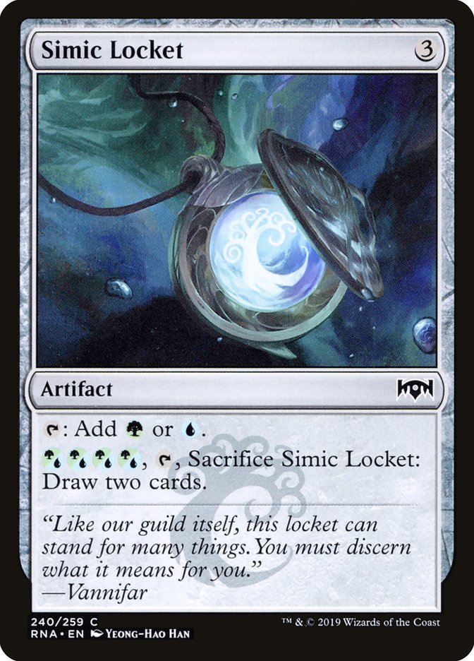 Simic Locket [Ravnica Allegiance] Magic: The Gathering