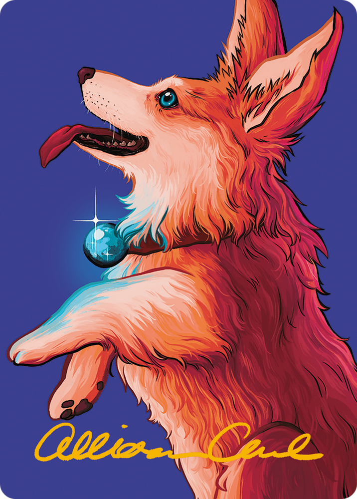 Phelia, Exuberant Shepherd Art Card (Gold-Stamped Signature) [Modern Horizons 3 Art Series] Magic: The Gathering