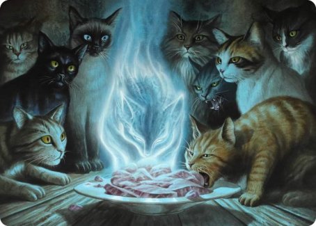 Can't Stay Away Art Card [Innistrad: Midnight Hunt Art Series] Magic: The Gathering