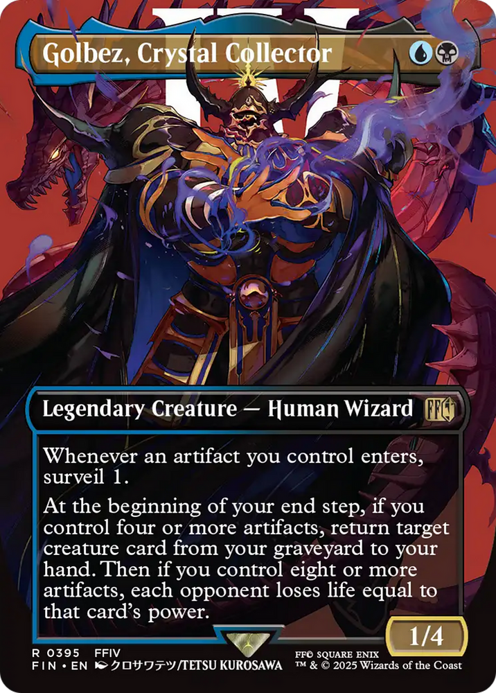 Golbez, Crystal Collector (Borderless) [FINAL FANTASY] Magic: The Gathering