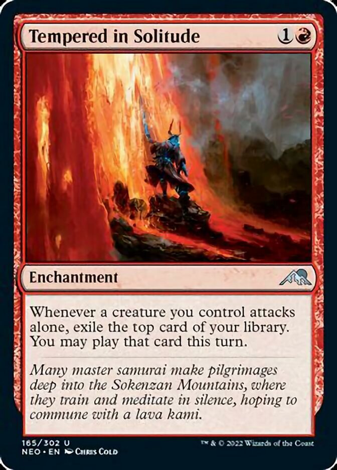 Tempered in Solitude [Kamigawa: Neon Dynasty] Magic: The Gathering