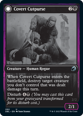 Covert Cutpurse // Covetous Geist [Innistrad: Double Feature] Magic: The Gathering
