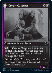 Covert Cutpurse // Covetous Geist [Innistrad: Double Feature] Magic: The Gathering