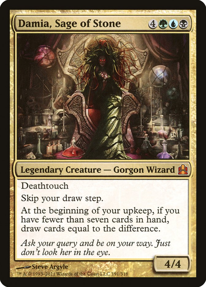 Damia, Sage of Stone [Commander 2011] Magic: The Gathering